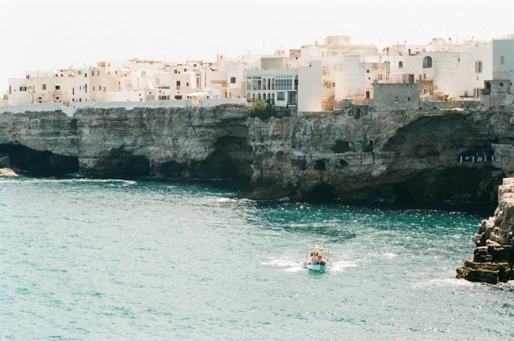 Visiting Polignano a Mare is one of the best things to do in puglia with family