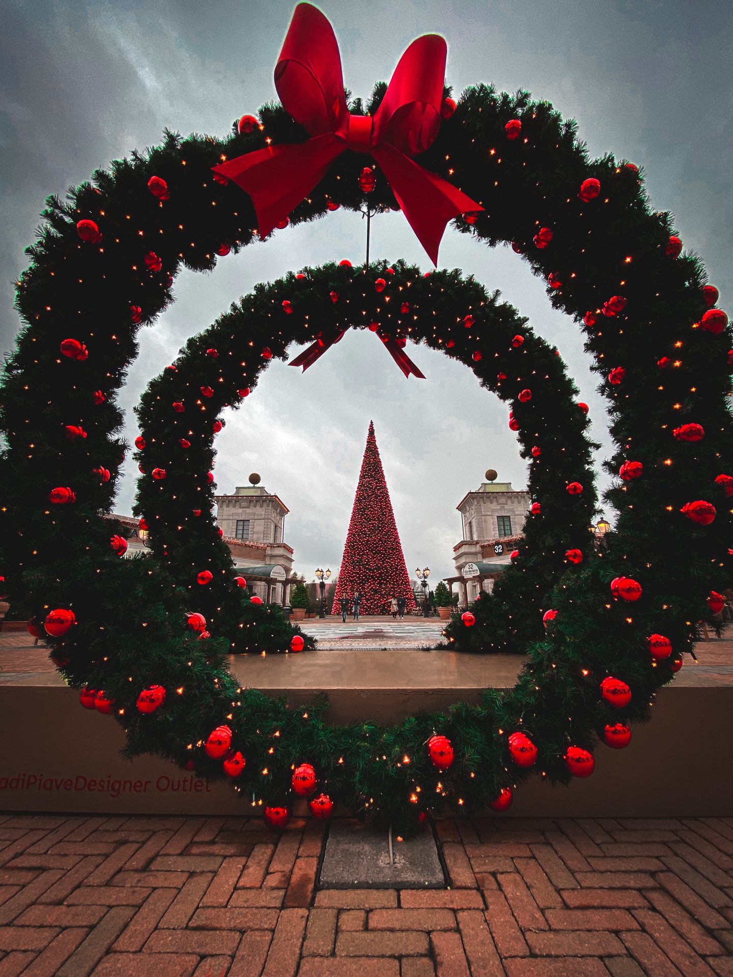 beautiful Christmas tree in Italy