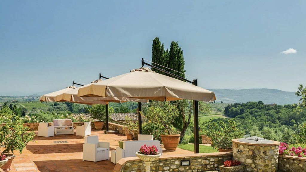 Villa Sole del Chianti veranda